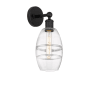 Innovations Lighting Vaz 10" Tall Bathroom Sconce Matte Black / Clear