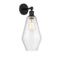 Innovations Lighting Cindyrella 17" Tall Wall Sconce Matte Black / Seedy