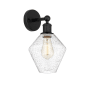 Innovations Lighting Cindyrella 14" Tall Wall Sconce Matte Black / Seedy