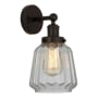 Innovations Lighting Chatham 10" Tall Wall Sconce Oil Rubbed Bronze / Clear