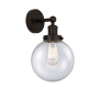 Innovations Lighting Beacon 10" Tall Wall Sconce Oil Rubbed Bronze / Seedy