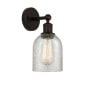 Innovations Lighting Caledonia 12" Tall Wall Sconce Oil Rubbed Bronze / Mica