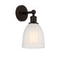Innovations Lighting Brookfield 12" Tall Wall Sconce Oil Rubbed Bronze / White