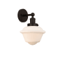 Innovations Lighting Oxford 10" Tall Wall Sconce Oil Rubbed Bronze / Matte White