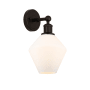 Innovations Lighting Cindyrella 14" Tall Wall Sconce Oil Rubbed Bronze / Cased Matte White