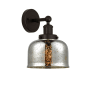 Innovations Lighting Bell 10" Tall Wall Sconce Oil Rubbed Bronze / Mercury
