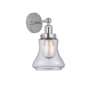 Innovations Lighting Bellmont 10" Tall Wall Sconce Polished Chrome / Clear