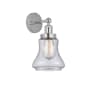 Innovations Lighting Bellmont 10" Tall Wall Sconce Polished Chrome / Seedy