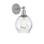 Innovations Lighting Waverly 11" Tall Wall Sconce Polished Chrome / Clear