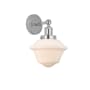 Innovations Lighting Oxford 10" Tall Wall Sconce Polished Chrome / Matte White