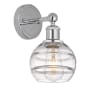 Innovations Lighting Rochester 10" Tall Bathroom Sconce Polished Chrome / Clear