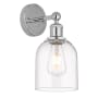 Innovations Lighting Bella 12" Tall Bathroom Sconce Polished Chrome / Clear