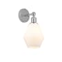 Innovations Lighting Cindyrella 12" Tall Wall Sconce Polished Chrome / Cased Matte White