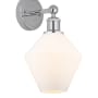 Innovations Lighting Cindyrella 14" Tall Wall Sconce Polished Chrome / Cased Matte White