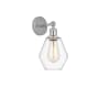 Innovations Lighting Cindyrella 12" Tall Wall Sconce Polished Chrome / Clear