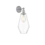 Innovations Lighting Cindyrella 17" Tall Wall Sconce Polished Chrome / Clear