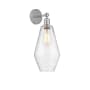 Innovations Lighting Cindyrella 17" Tall Wall Sconce Polished Chrome / Seedy
