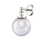 Innovations Lighting Beacon 10" Tall Wall Sconce Polished Nickel / Seedy