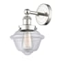 Innovations Lighting Oxford 10" Tall Wall Sconce Polished Nickel / Clear
