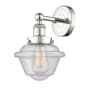 Innovations Lighting Oxford 10" Tall Wall Sconce Polished Nickel / Seedy