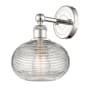 Innovations Lighting Ithaca 11" Tall Bathroom Sconce Polished Nickel