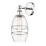 Innovations Lighting Vaz 10" Tall Bathroom Sconce Polished Nickel / Clear