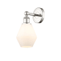 Innovations Lighting Cindyrella 12" Tall Wall Sconce Polished Nickel / Cased Matte White