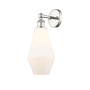 Innovations Lighting Cindyrella 17" Tall Wall Sconce Polished Nickel / Cased Matte White