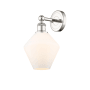 Innovations Lighting Cindyrella 14" Tall Wall Sconce Polished Nickel / Cased Matte White