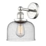 Innovations Lighting Bell 10" Tall Wall Sconce Polished Nickel / Seedy