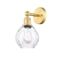 Innovations Lighting Waverly 11" Tall Wall Sconce Satin Gold / Clear