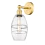 Innovations Lighting Vaz 10" Tall Bathroom Sconce Satin Gold / Clear