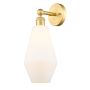 Innovations Lighting Cindyrella 17" Tall Wall Sconce Satin Gold / Cased Matte White