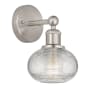 Innovations Lighting Ithaca 9" Tall Bathroom Sconce Brushed Satin Nickel