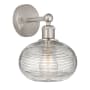 Innovations Lighting Ithaca 11" Tall Bathroom Sconce Satin Nickel