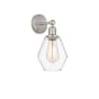 Innovations Lighting Cindyrella 12" Tall Wall Sconce Brushed Satin Nickel / Clear