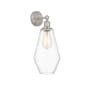Innovations Lighting Cindyrella 17" Tall Wall Sconce Brushed Satin Nickel / Clear