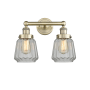Innovations Lighting Chatham 2 Light 16" Wide Vanity Light Antique Brass / Clear
