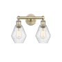 Innovations Lighting Cindyrella 2 Light 15" Wide Vanity Light Antique Brass / Seedy