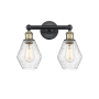 Innovations Lighting Cindyrella 2 Light 15" Wide Vanity Light Black Antique Brass / Seedy