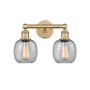 Innovations Lighting Belfast 2 Light 15" Wide Vanity Light Brushed Brass / Seedy