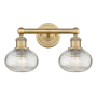 Innovations Lighting Ithaca 2 Light 15" Wide Vanity Light Brushed Brass