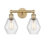 Innovations Lighting Cindyrella 2 Light 15" Wide Vanity Light Brushed Brass / Seedy