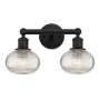 Innovations Lighting Ithaca 2 Light 15" Wide Vanity Light Matte Black