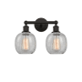 Innovations Lighting Belfast 2 Light 15" Wide Vanity Light Oil Rubbed Bronze / Clear Crackle