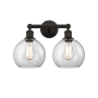 Innovations Lighting Athens 2 Light 17" Wide Vanity Light Oil Rubbed Bronze / Clear