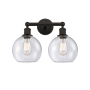 Innovations Lighting Athens 2 Light 17" Wide Vanity Light Oil Rubbed Bronze / Seedy
