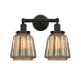 Innovations Lighting Chatham 2 Light 16" Wide Vanity Light Oil Rubbed Bronze / Clear