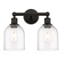 Innovations Lighting Bella 2 Light 15" Wide Vanity Light Oil Rubbed Bronze / Clear