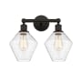 Innovations Lighting Cindyrella 2 Light 17" Wide Vanity Light Oil Rubbed Bronze / Seedy